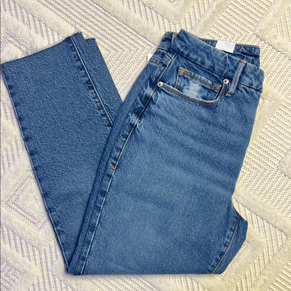 GOOD AMERICAN - Raw Hem Jean